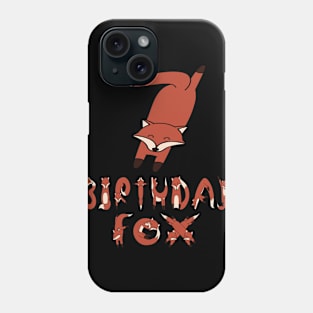 7th Birthday Fox Lover 7 Years Old Boys And Girls Party product Phone Case