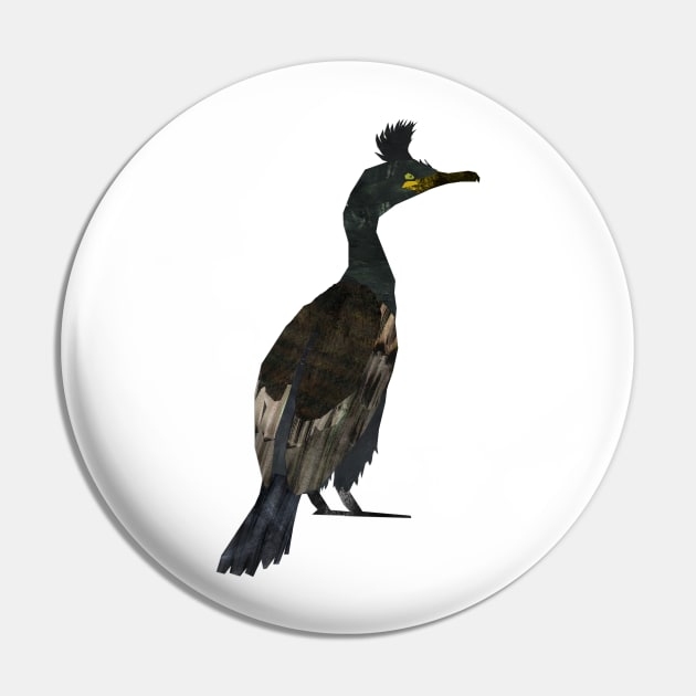 Cormorant Pin by Babban Gaelg