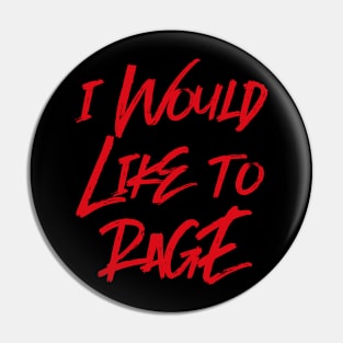 Barbarian's Rage Tabletop RPG Pin