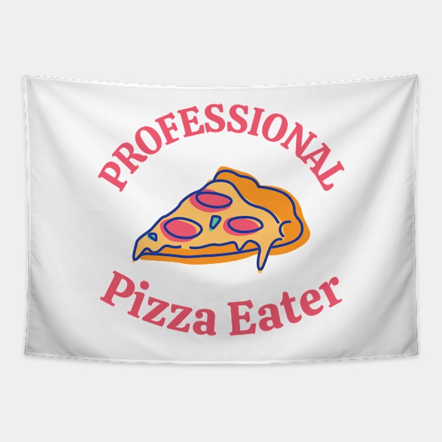 professional pizza eater Tapestry by abdelDes