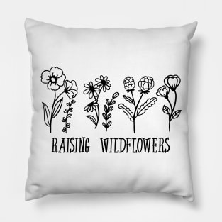 Raising wildflowers Pillow