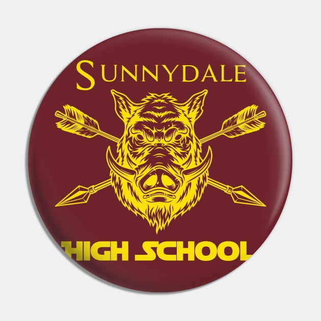 Sunnydale High Class of 1999 BTVS School Pin by OH Lucky