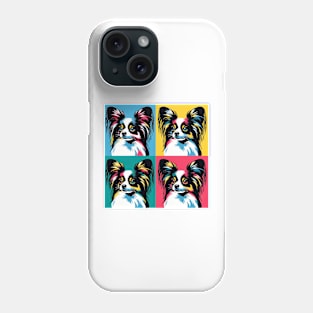 Papillon Pop Art - Dog Lover Gifts Phone Case