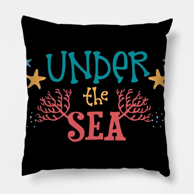 Under The Sea Pillow by TinPis