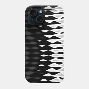 Abstract Gray Black White Phone Case