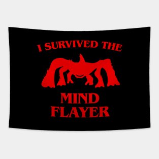 I Survived The Mind Flayer Tshirt For Pop Culture TV Fans Tapestry