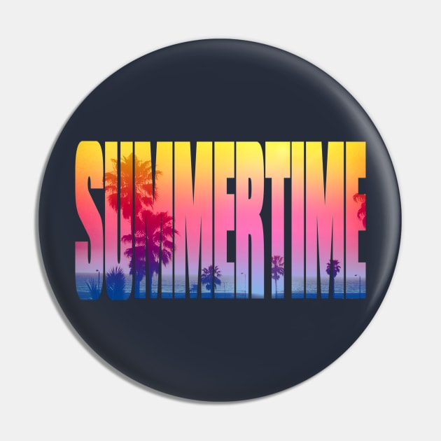 Summertime Pin by wamtees