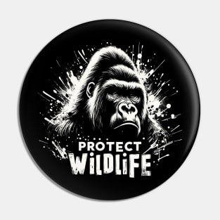 Protect Wildlife - Gorilla Pin