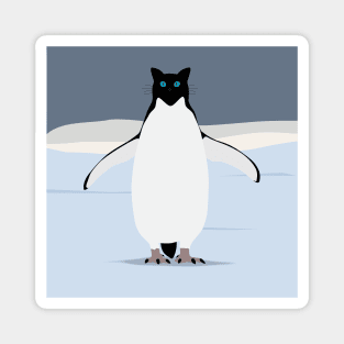 Penguin Cat Magnet