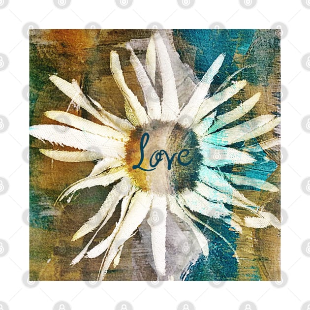 Love Painted Daisy by Kenen's Designs