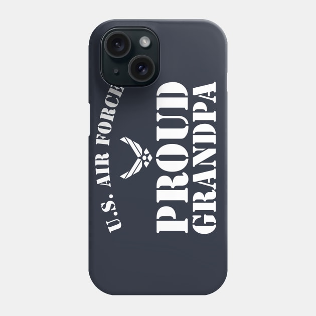 Best Gift for Army - Proud U.S. Air Force Grandpa Phone Case by chienthanit