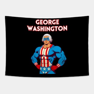 Founding Bro: George Washington 80s Wrestler Tapestry