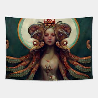 Octopus Queen Tapestry