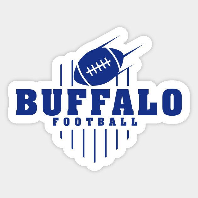 Nfl Buffalo Bills Football Team Color Nfl Football Sticker Teepublic