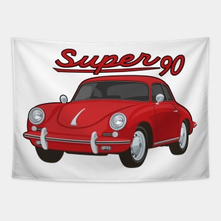 356 B Super 90 Car classic vintage retro Tapestry