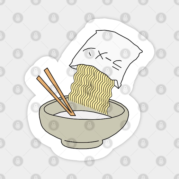 Japanese Instant Ramen Magnet by mohja