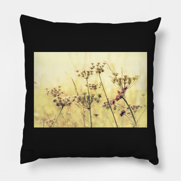 Wildflower Dreams Pillow by InspiraImage