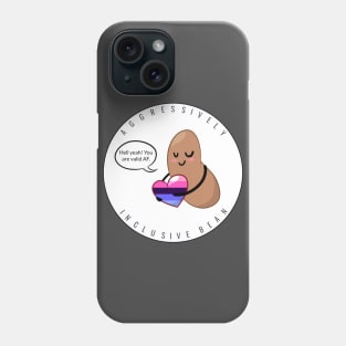 Omnisexual Pride: Aggressively Inclusive Bean Phone Case