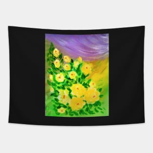 YELLOW ROSES Tapestry