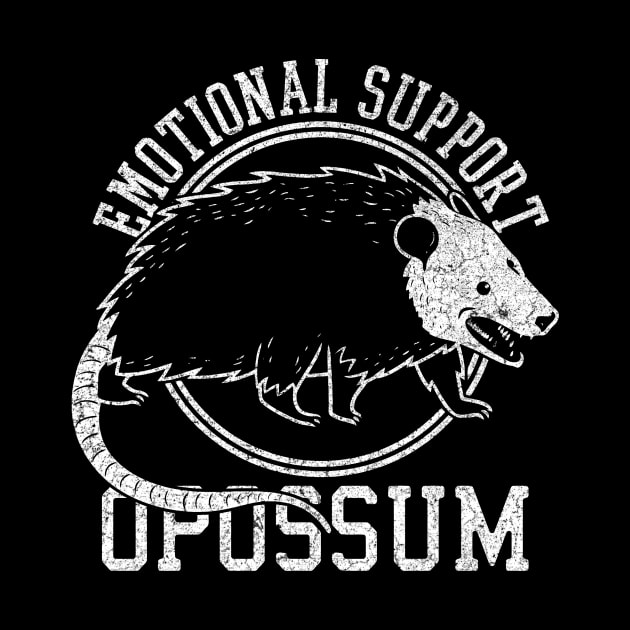 Vintage Emotional Support Opossum by neira