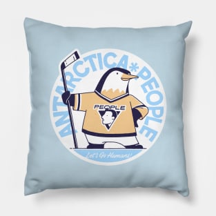 Antarctica People Pillow