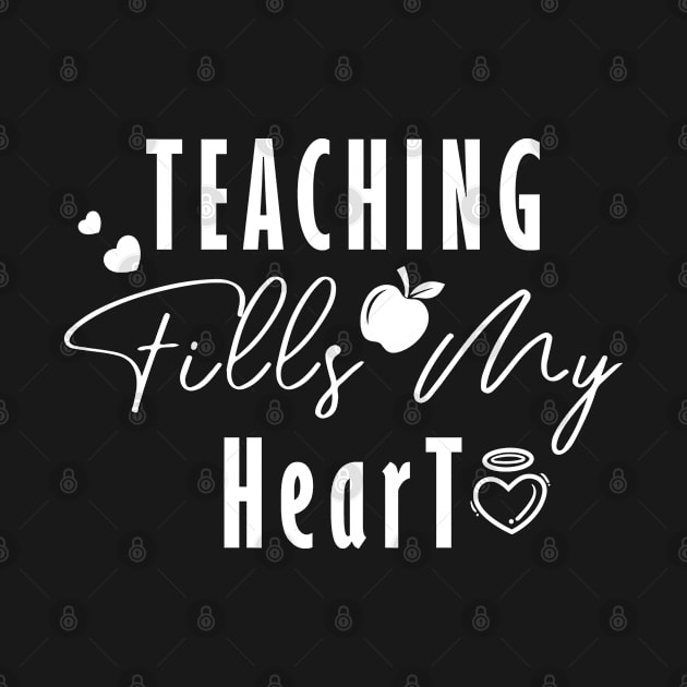 Teaching Fills My Heart Valentine's Day Professor by SHB-art