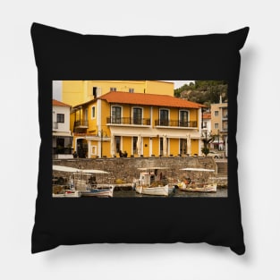 Fishing Boat in a Fortress Pillow