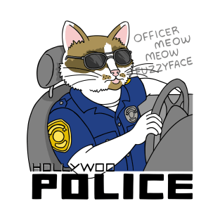 Officer Meow Meow Fuzzyface T-Shirt