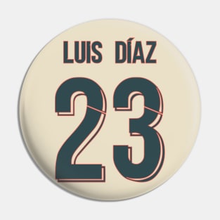 Luis Diaz, Away Liverpool jersey 21/22 Pin