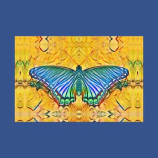 BUTTERFLY BLUE HULLABALOO T-Shirt