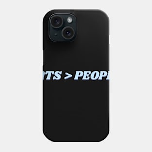 CATS OVER PEOPLE! - Baby Blue Phone Case