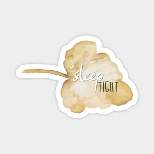 Sleep Tight watercolour leaf - autumn and winter home décor and accessories Magnet