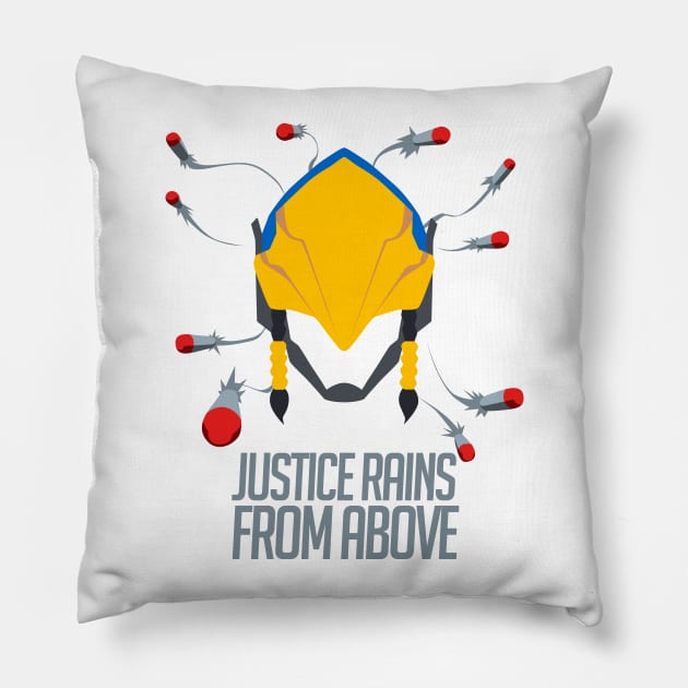 Pharah - Overwatch Pillow by marinaniess