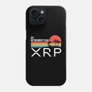 Vintage Ripple XRP Coin My Retirement Plan Crypto Token Cryptocurrency Wallet HODL Birthday Gift For Men Women Phone Case