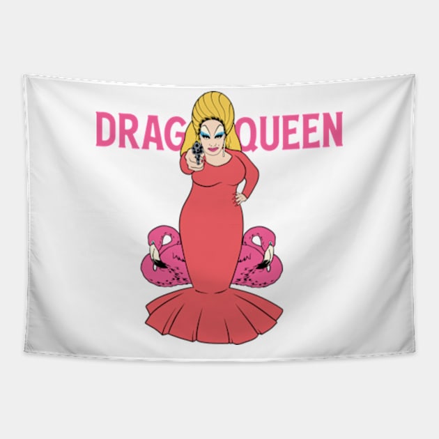 Divine - Drag Queen Tapestry by BlockersPixel