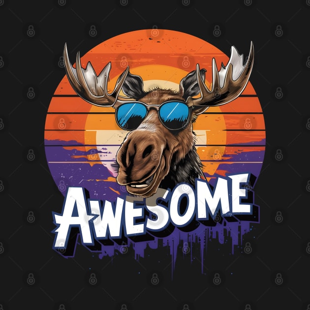 Awesome moose by BishBashBosh