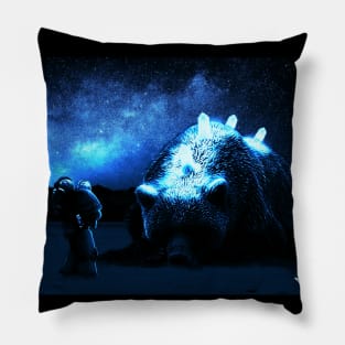 Celestial Bear Zulu Warrior Pillow