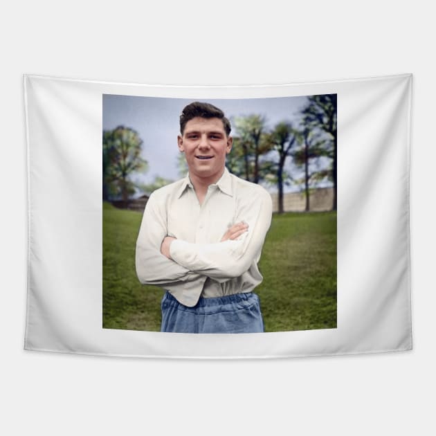 Busby Babe Duncan Edwards Tapestry by AndythephotoDr