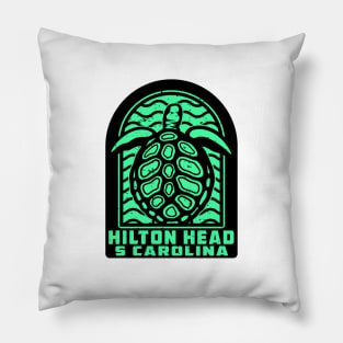 Hilton Head Island South Carolina Beach Sea Turtle Pillow