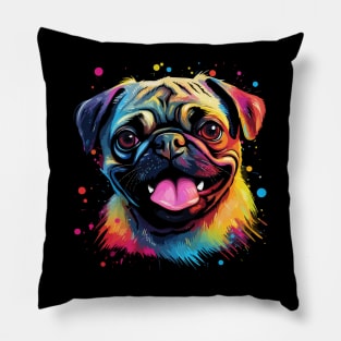 Pug Happiness Pillow