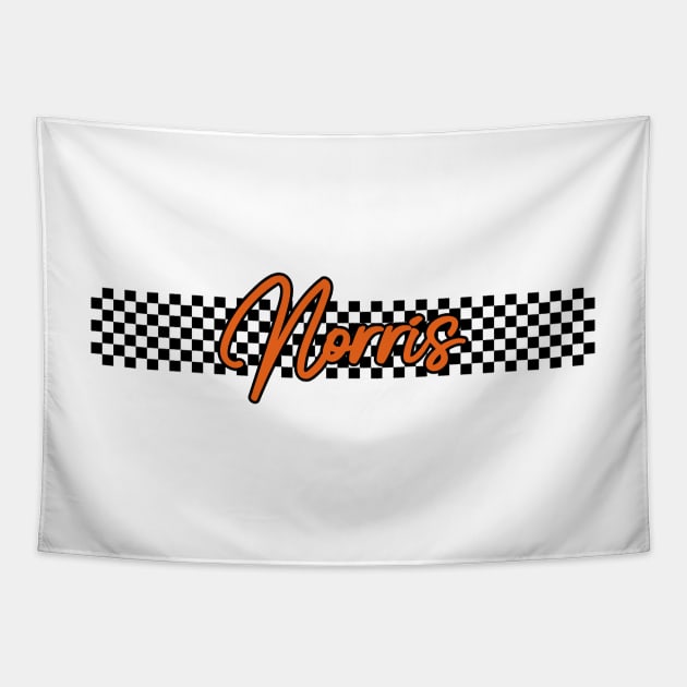 Race Flag Design - Lando Norris Tapestry by GreazyL