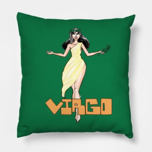 Front and Back Maiden Virgo Pillow