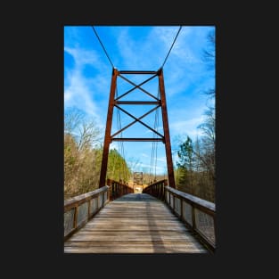 Cable Bridge at Ivy Creek Greenway T-Shirt