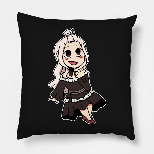 Chibi Mirajane Pillow by Dragnoodles