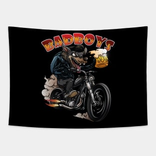 Bad Boys Rockabilly Tapestry