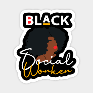 Black Social Worker Magnet