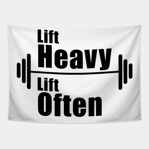 Lift Heavy Lift Often Tapestry by Hornak Designs