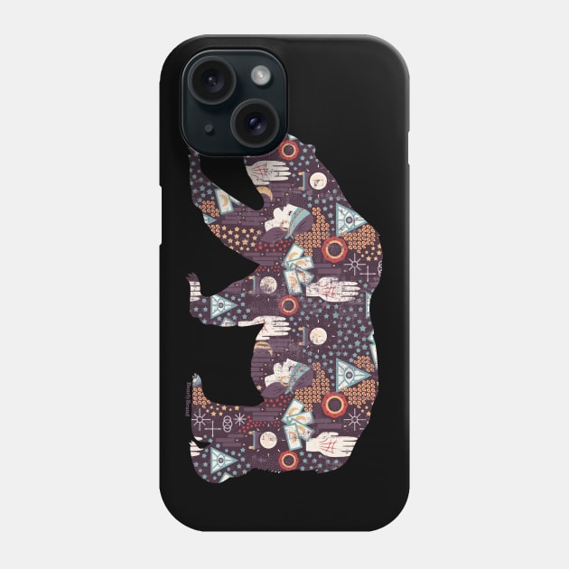 Fortune Teller Mystic Bear Psychic | BearlyBrand Phone Case by The Bearly Brand