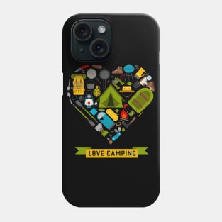 love  camping Phone Case