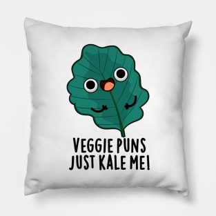 Veggie Puns Just Kale Me Cute Food Pun Pillow